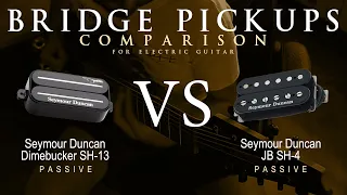 Seymour Duncan DIMEBUCKER SH-13 vs JB SH-4 - Bridge Guitar Pickup Comparison Tone Demo