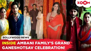 INSIDE Ambani’s Ganpati celebration | Alia Bhatt, SRK, Sidharth-Kiara, Salman Khan, Sara attend