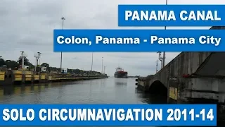 SOLO CIRCUMNAVIGATION on a yacht Hikari in 2011-2014 PANAMA CANAL