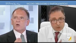 Claudio Giorlandino contro Alessandro Cecchi Paone: "Sono completamente pro vax ma vaccinare ...