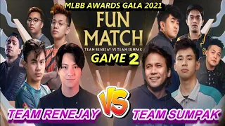 Team RENEJAY (Daniel Padilla, DOGIE) vs. Team SUMPAK (Yael Yuzon, Z4PNU) Game 2 - MLBB 5 Anniversary