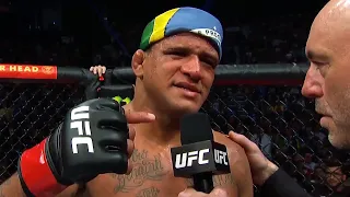 UFC 273: Gilbert Burns Octagon Interview