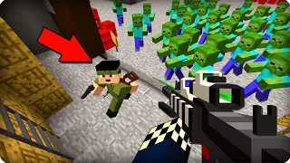 Облава в аэропорту и Друг [ЧАСТЬ 33] Зомби апокалипсис в майнкрафт! - (Minecraft - Сериал)