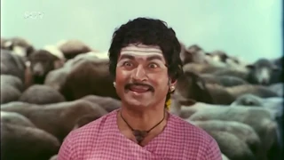 Dr.Rajkumar Tree Cutting in Village Comedy Scenes | Kavirathna Kalidaasa Kannada Movie 1/11