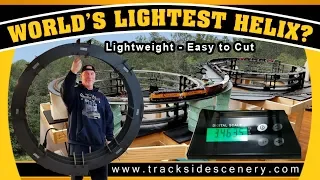 World's Lightest Model Railroad Helix?