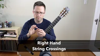 Lesson: Basic Right Hand String Crossing on Classical Guitar
