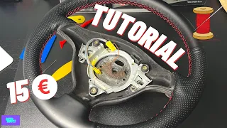 COME RIVESTIRE UN VOLANTE IN PELLE CON 15 EURO! | TUTORIAL | Mk4 Build Series Ep 9