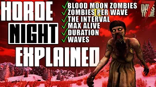 [OUTDATED] How Horde Night Works, and 64 Zombies Explained - 7 Days to Die