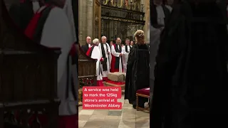 'Controversial' Stone of Destiny returns to Westminster Abbey