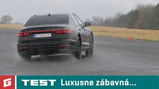 Audi S8 4,0 V8 TFSI quattro - TEST - ENG SUB - GARAZ.TV - Rasťo Chvála