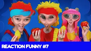 Funny Yummy Fruits  Vegetables  D Billions Parody Troll I dont draw Megaremix Face Alien | REACTION