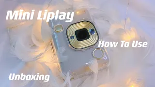 FUJIFILM Instax Mini LiPlay Unboxing and How to Use