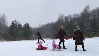 Зимний отдых жителей столицы в Измайловском парке