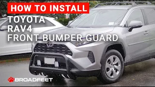 2019-2024 Toyota RAV4 Front Bull Bar with Skid Plate - Installation by Broadfeet