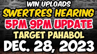 Swertres Hearing Today 5PM 9PM PAHABOL December 28, 2023 | WIN UPLOADS