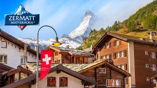 Zermatt, Matterhorn, Switzerland 4K - A Breathtaking Swiss Alpine Paradise - Travel Vlog, 4K Video