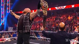 Brock Lesnar reunites with Paul Heyman as the new WWE Champion 03/01/22] Part 2