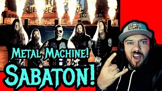 Finally some SABATON! Metal Machine Official Lyric Video | REACTION!!