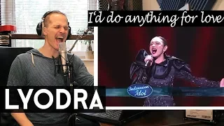 VOCAL COACH REACTS TO LYODRA  I’D DO ANYTHING FOR LOVE  - Idol  - Grand Final