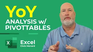 Excel: Year-over-Year (YOY) analysis w/ a PivotTable