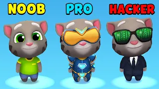 NOOB vs PRO vs HACKER - Talking Tom Gold Run