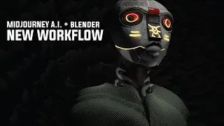 Midjourney A.I. + Blender - New worflow