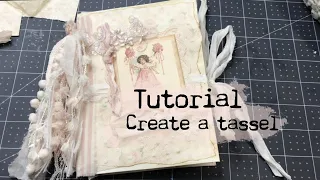 Tutorial - craft with me : create a shabby chic tassel with PandaHallSelected