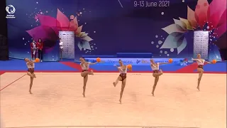 Bulgaria - 2021 Rhythmic European Champions, 5 balls