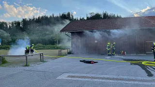 Einsatzübung Atemschutz Feuerwehr Beuerberg 2022