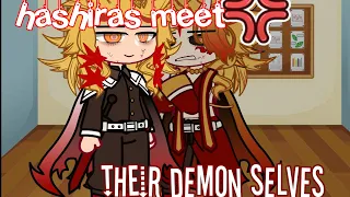 Hashiras meet their demon selves (Demon Slayer) ~Demon hashira AU~