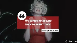 Woman Motivational Quotes | Marilyn Monroe's Best Quotes | Quote's Time