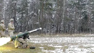 Javelin missile Live Fire Competition. [4K video]