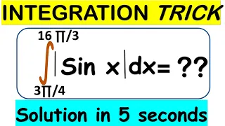 Integration Modulus 5 seconds TRICK/SHORTCUT FOR JEE/NDA/NA/CETs/AIRFORCE/RAILWAYS/BANKING/2022/2023