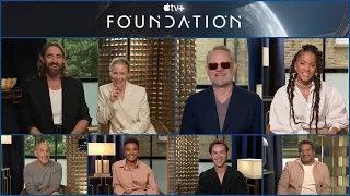 FOUNDATION Season 2 Full Cast Interview! Lee Pace, Jared Harris, Lou Llobell, Leah Harvey Laura Birn