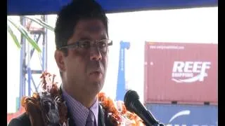 Fijian Attorney-General Aiyaz Sayed-Khaiyum inaugurates a Public Private Partnership