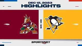 NHL Highlights | Coyotes vs. Penguins - December 12, 2023