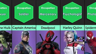 Superhero Comparison: Daily Jobs of Marvel And DC Superheroes
