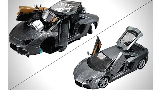 Lamborghini Aventador Model Car Assembly