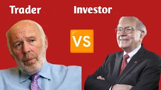 difference between investor and trader | jim Simons | Warren Buffett | #trading #investing