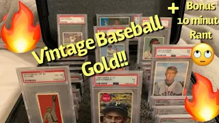 High -End Vintage Baseball Card Showcase