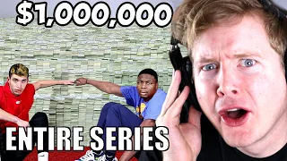 Mr  BEAST's ENTIRE $1,000,000 GIVEAWAY COMPETITION REACTION