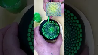 Sacred geometry pattern  painting #art #satisfying #artist #viral #painting #dotart #sacredgeometry