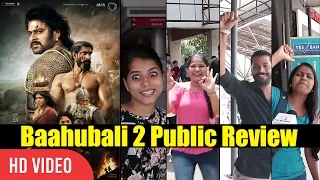 Baahubali 2 Public Movie Review |Prabhas, S.S Rajamouli | Baahubali First Day First Show Review