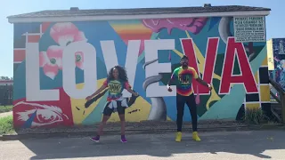 Dance Fitness Choreo by Alexis and Mike to Rockstar