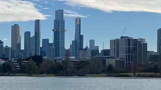 Прогулка в центре Мельбурна, одно из красивейших достопримечательностей Мельбурна - озеро Альберт