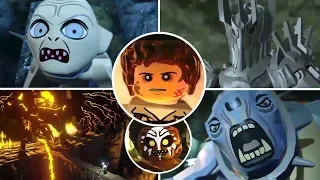 LEGO The Lord of the Rings All Bosses | Boss Fights  (PS3, X360, Wii)