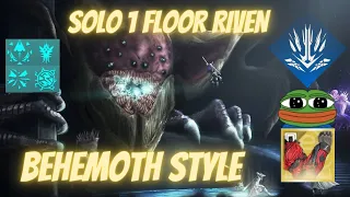 Solo Titan 1 Floor Riven in Season 23 (Behemoth Style)