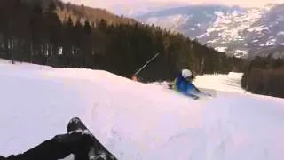 Snowboard extreme carving