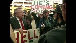 Marilyn Manson fans and religious group clash outside a Richmond concert