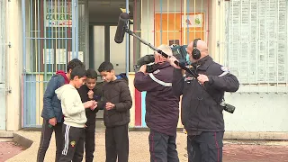 Nîmes : les pompiers tournent un film avec les jeunes du quartier Pissevin